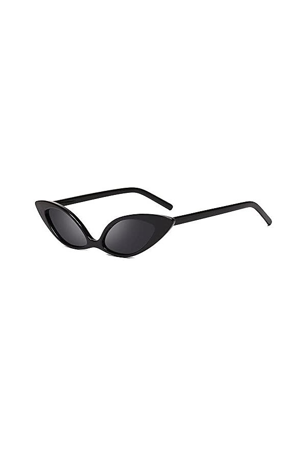 EDDHA Lunettes de soleil œil de chat lunettes de soleil mode dames lunettes de soleil rétro femmes triangle rétro couleur : 