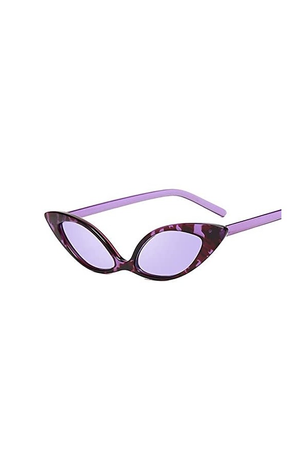 EDDHA Lunettes de soleil œil de chat lunettes de soleil mode dames lunettes de soleil rétro femmes triangle rétro couleur : 