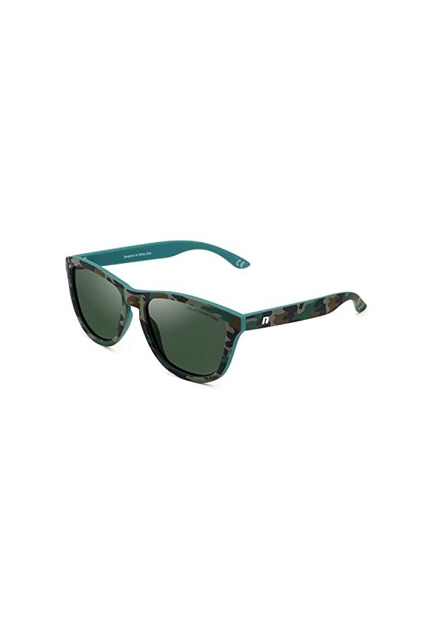CLANDESTINE Model Camouflage Dark Green - Lunettes de soleil Nylon HD homme & femme