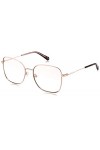 Gant Eyewear Ga8086 Lunettes de Soleil, Or Rose Brillant, 56 Femme
