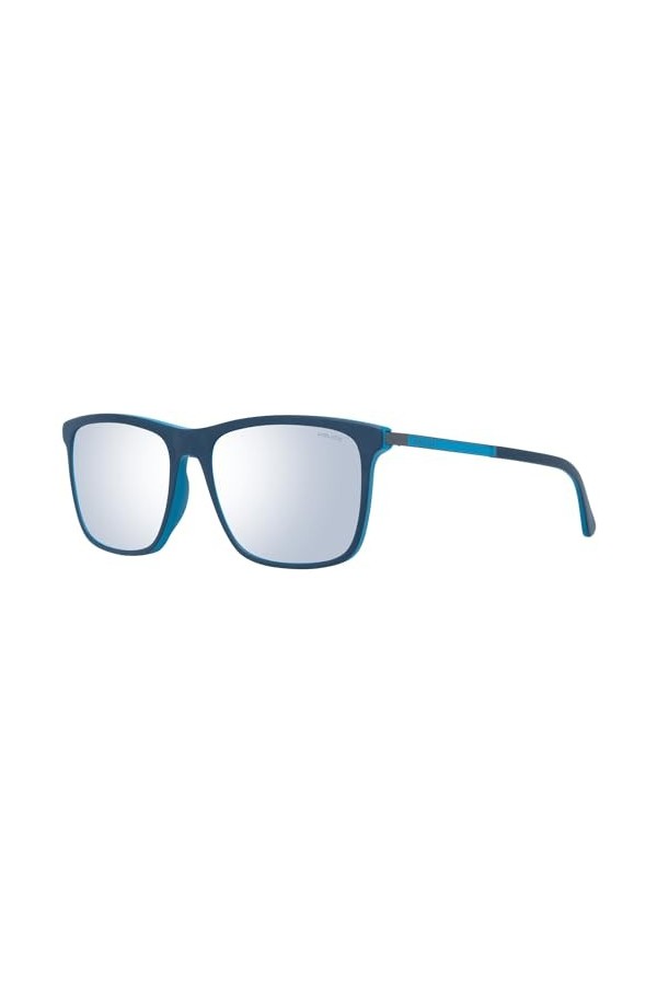 Police SPLA56 Sunglasses, Bleu Foncé-Turquoise, 56 Unisex