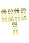 Abaodam 15 Pièces Lunettes Hawaïennes Lunettes De Fête Fiesta Lunettes De Soleil Pour Enfants En Vrac Lunettes De Soleil En V