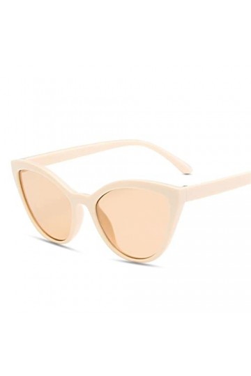 Générique Lunettes de soleil décoratives à la mode pour hommes et femmes rétro Cat Eye Large Frame