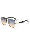 HCHES Lunettes de soleil vintage femmes mode tendance carré lunettes de soleil pour hommes concepteur conduite nuances dames 