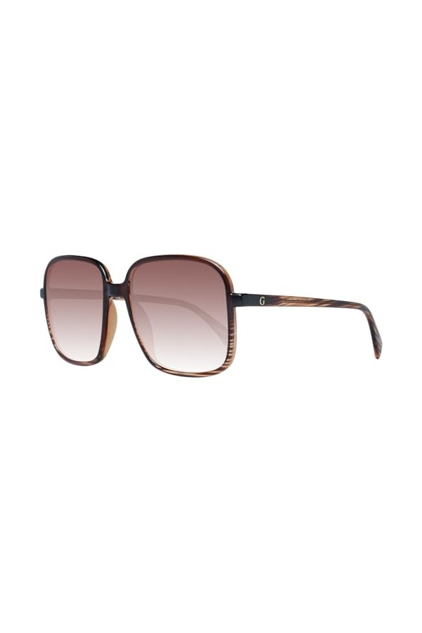 Guess Gf6146 5745f, Lunettes Femme, Marron, Marron Clair Brillant 