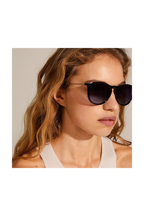 Pilgrim Lunettes de soleil pour femme Vanille - Noir - One Size