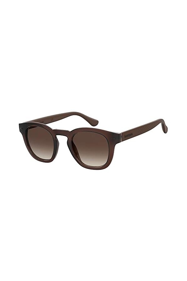 Havaianas Guaruja Sunglasses, 09Q/HA Brown, 48 Unisex