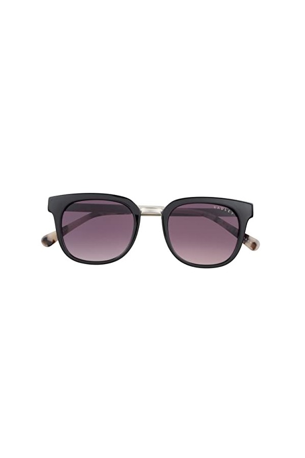 Radley RDS 6510 Womens Sunglasses 104 Black Mattalic Silver/Smoke Gradient