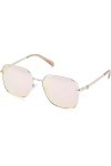 CHIARA FERRAGNI CF 1003/S Lunettes, Gold Peach, 57 pour femme, Doré/pêche