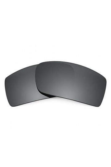 Revant Verres de Rechange Compatibles avec Oakley Gascan, Polarisés, Chrome Noir MirrorShield