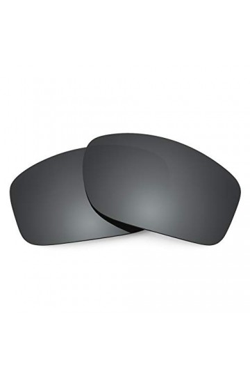 Revant Verres de Rechange Compatibles avec Oakley Valve, Polarisés, Chrome Noir MirrorShield