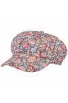 Lipodo Casquette Gavroche Little Flowers Femme - dété Motif Floral de Soleil avec visière, fermé à l’arrière Printemps-été -