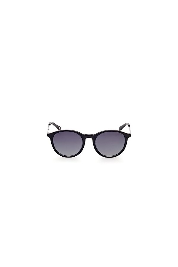 Skechers Se6157 Lunettes de Soleil, Noir Brillant, 50/19/140 Femme