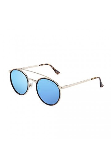 CLANDESTINE Pure Gold Matte Habana Ice Blue - Lunettes de soleil Nylon HD homme & femme