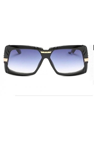 NIUASH Lunettes de Soleil polarisées Vintage Grand Cadre Lunettes de Soleil Femmes Miroir Lunettes Dame métal UV400 Conduite 