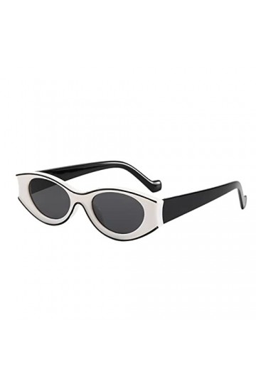Générique Fashion Cat Eye Retro Hommes et femmes Lunettes de soleil de vacances en plein air