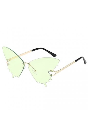 Générique Lunettes de soleil pour femmes avec monture papillon sans monture