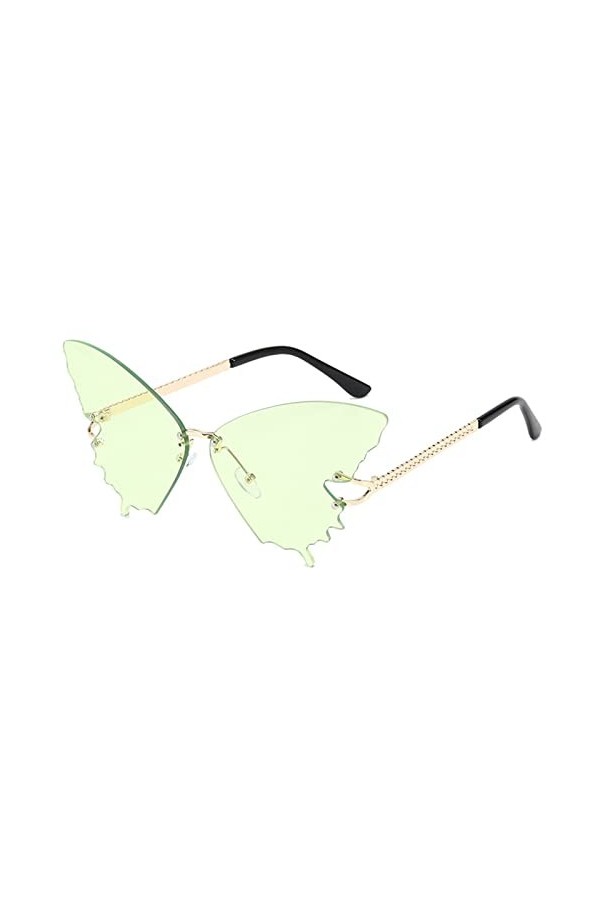 Générique Lunettes de soleil pour femmes avec monture papillon sans monture