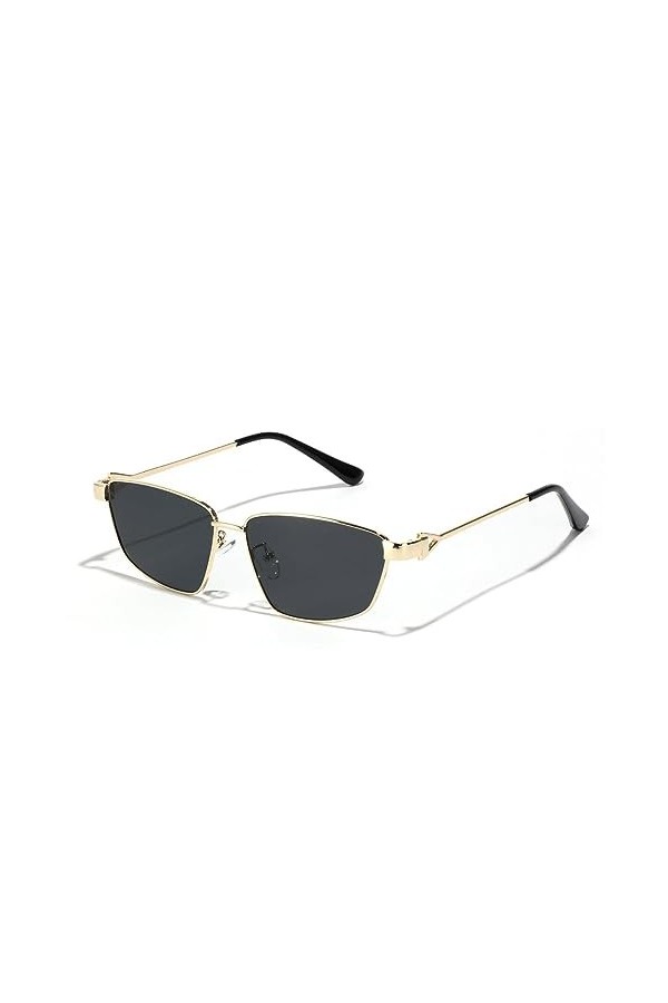 HPIRME Lunettes de soleil rétro œil de chat femmes hommes lunettes de soleil Vintage UV400 lunettes dombre extérieure, 1, ta