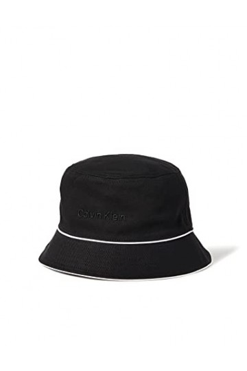 Calvin Klein Set Bucket Hat Autre Chapeau, CK Black, Taille Unique Femme