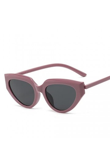 Générique Lunettes de soleil décoratives à petit cadre pour hommes et femmes Triangle Cat Eye