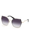 Guess GU7843, Lunettes de Soleil Femme, Shiny Rose Gold, 61