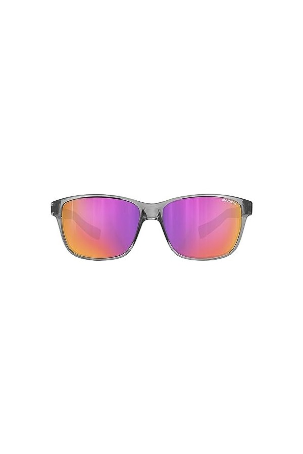 Julbo POWELL Lunettes de soleil Femme Gris Translucide Brillant FR : M Taille Fabricant : M 