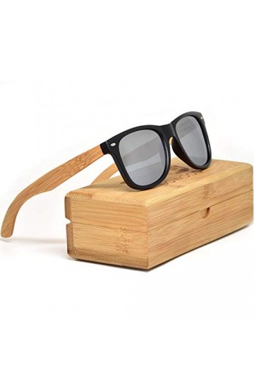 GOWOOD Lunettes de Soleil en Bambou pour Hommes et Femmes | Lunettes de Soleil Polarisées Homme | Lunette Bois Homme Qualité 