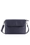 flora & co - Sacoche Bandoulière Femme PU Cuir Souple - Mini Sac Messenger Porté Epaule A Rabat - Pochette Besace Lanière Lég