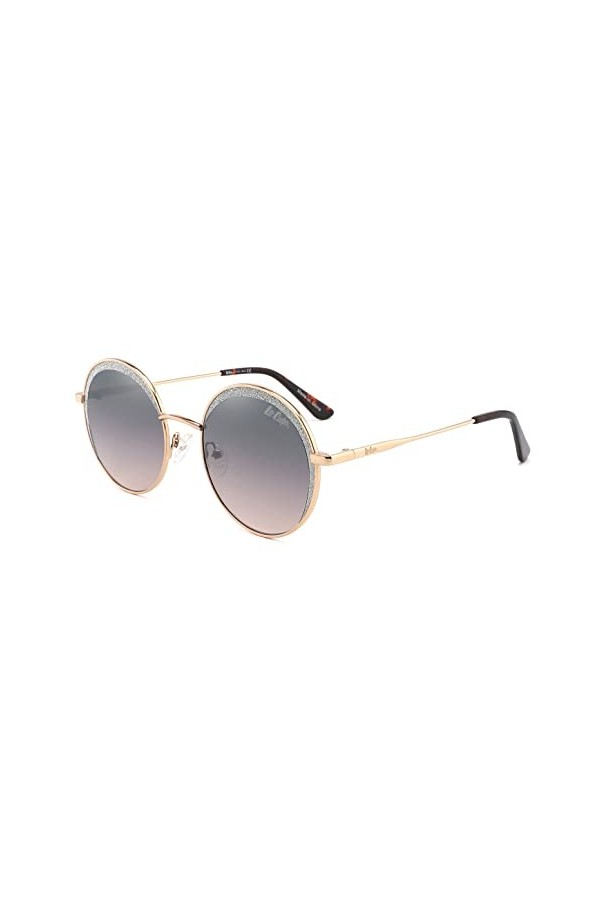Lee Cooper Lunettes de soleil design avec protection UV - Cadeaux glamour pour femme portées toute lannée, Monture - Or | Ve