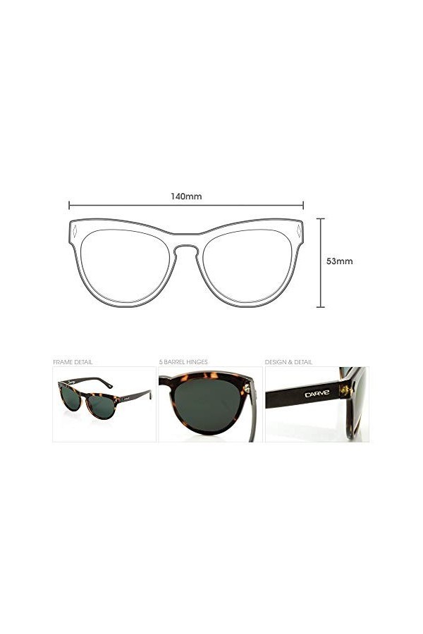 Carve Sway Lunettes de Soleil Mixte Adulte, Tort