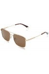 Polaroid PLD 4134/s/x Sunglasses, AOZ/SP Matte Gold, 57 Unisex