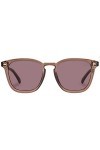 Le Specs Lunettes de soleil BIG DEAL LTD EDT pour homme et femme - Forme rectangulaire avec protection UV, Mono marron fumé/a