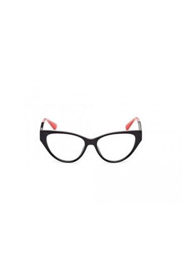 MAX &CO MO5071 Lunettes de Soleil, Noir Brillant, 53/15/140 Femme