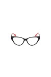 MAX &CO MO5071 Lunettes de Soleil, Noir Brillant, 53/15/140 Femme
