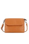 flora & co - Sacoche Bandoulière Femme PU Cuir Souple - Mini Sac Messenger Porté Epaule A Rabat - Pochette Besace Lanière Lég