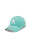 New Era New York Yankees Cap Lila für Frauen Mädchen Von mit Teamlogo verstellbarem Strapback-Verschluss - One-Size
