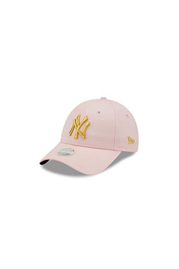 New Era New York Yankees Cap Lila für Frauen Mädchen Von mit Teamlogo verstellbarem Strapback-Verschluss - One-Size