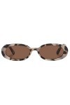 Le Specs OUTTA LOVE Lunettes de soleil pour homme et femme Forme ovale avec protection UV, Smokey Brown Mono/Cookie Tort, sch
