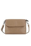 flora & co - Sacoche Bandoulière Femme PU Cuir Souple - Mini Sac Messenger Porté Epaule A Rabat - Pochette Besace Lanière Lég