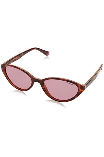 Polaroid PLD 6109/S Sunglasses, 0T4/0F Havana Pink, 53 Womens