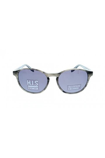 HIS HS393-007 Lunettes de soleil, gris à motifs
