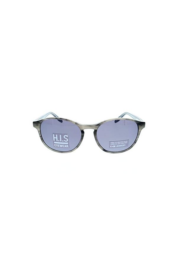 HIS HS393-007 Lunettes de soleil, gris à motifs