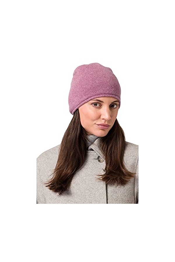 Style & Republic Bonnet en Cachemire, Bonnet Nougat en 100% Cachemire, Taille Unique avec Tour de Taille 50cm, Unisexe …