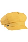 Lipodo Casquette Gavroche Classic Femme - Made in Italy Baker Boy avec étiquette pour visière, visière Printemps-été - Taille
