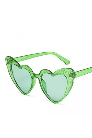 Générique Lunettes de soleil décoratives en forme de coeur pour femmes