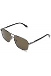 Polaroid PLD 4128/s/x Sunglasses, KJ1/SP DK Ruthenium, 58 Unisex