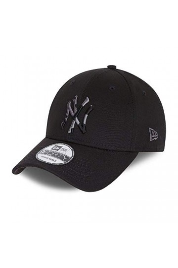 New Era New York Yankees Cap MLB 9forty Basecap Camo Infill Kappe Baseball Schwarz - One-Size
