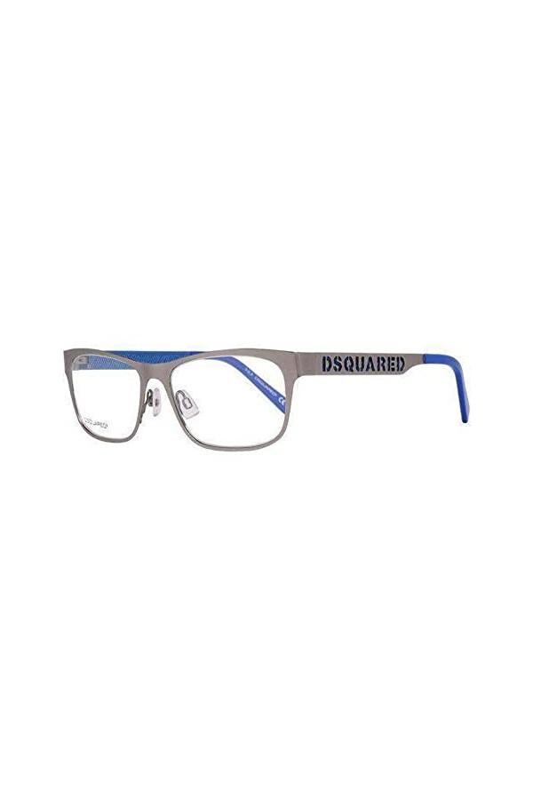 Dsquared Dsquared2 Optical Frame DQ5097 015 54 Lunettes de Soleil, Argenté Silber , Homme
