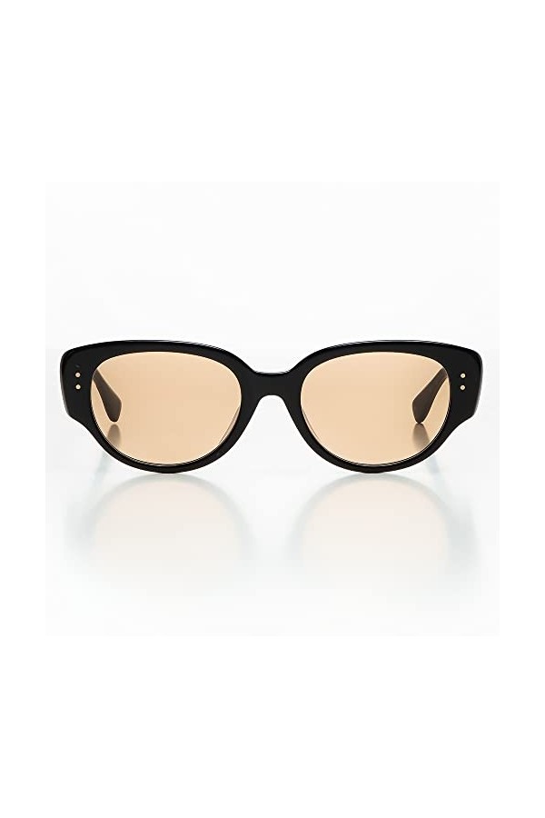 isheep Lunettes de Soleil Rondes Vintage pour Femmes et Homme Classique Retro Designer Style Lunettes de Soleil SIS-20-BK No